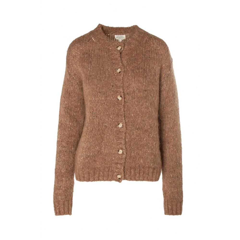NEW HARTFORD women's knit pullover maxie cardigan in beige